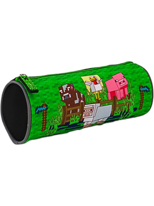 Trousse ronde en tissu motif Minecraft Farming Minecraft - Kiabi