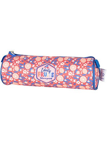 Trousse ronde enfant 22 cm imprimé fruits citron – KIP