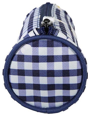 Trousse ronde fille POL FOX Daisy bleu marine motif marguerite
