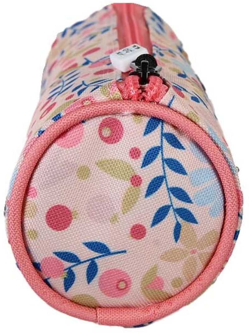 Trousse ronde fille POL FOX Happy Blush rose motif fleur Rose - Kiabi