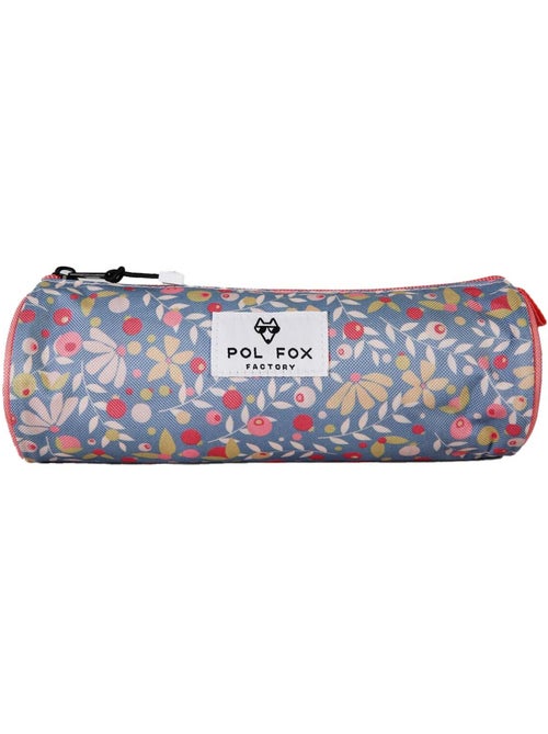 Trousse ronde fille POL FOX Happy Jean bleu marine motif fleur - Kiabi Trousse ronde fille POL FOX Happy Jean bleu marine motif fleur - Kiabi
