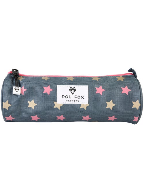 Trousse ronde fille POL FOX Wonder Fox Glitter rose et gris motif étoile - Kiabi Trousse ronde fille POL FOX Wonder Fox Glitter rose et gris motif étoile - Kiabi