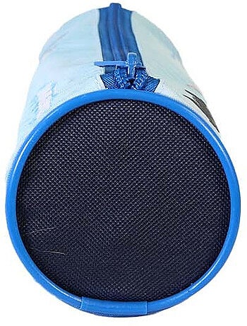 Trousse ronde garçon DRAGONS bleue 1 compartiment
