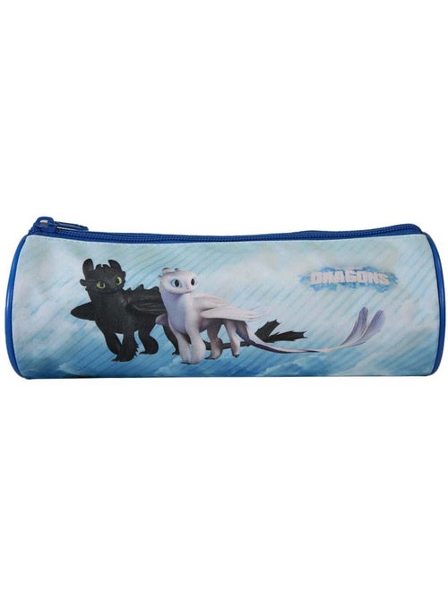 Trousse ronde garçon DRAGONS bleue 1 compartiment - Kiabi Trousse ronde garçon DRAGONS bleue 1 compartiment - Kiabi