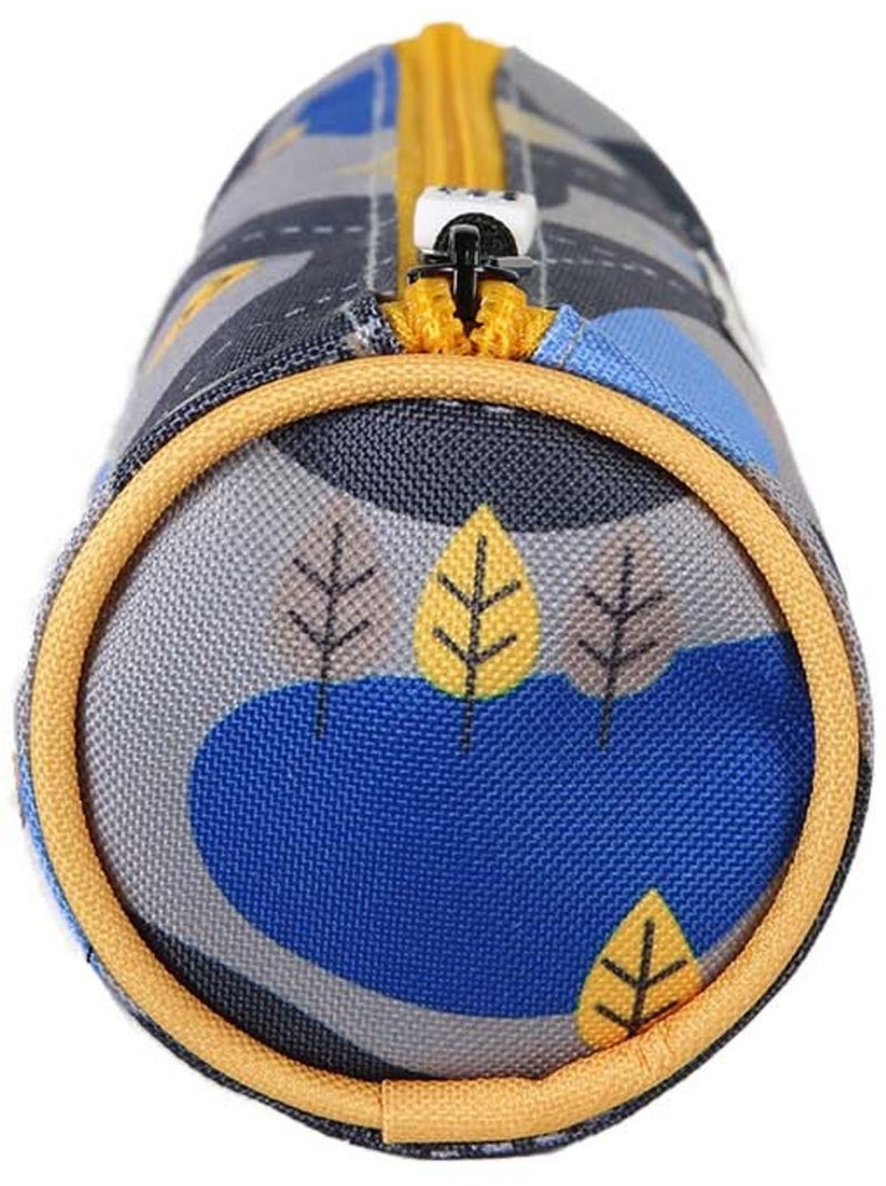 Trousse ronde garçon POL FOX Race gris motif voiture Gris - Kiabi