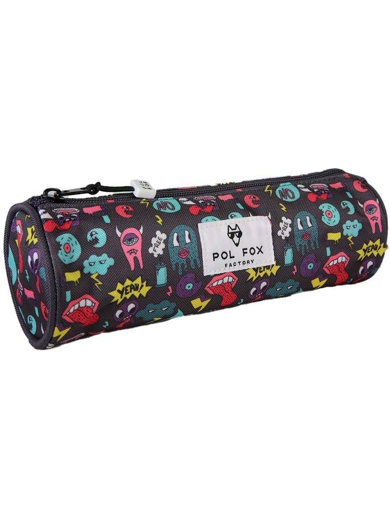 Trousse ronde garçon POL FOX Rider bleu motifs fun Bleu - Kiabi