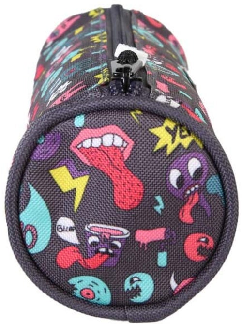 Trousse ronde garçon POL FOX Rider bleu motifs fun - Kiabi Trousse ronde garçon POL FOX Rider bleu motifs fun - Kiabi