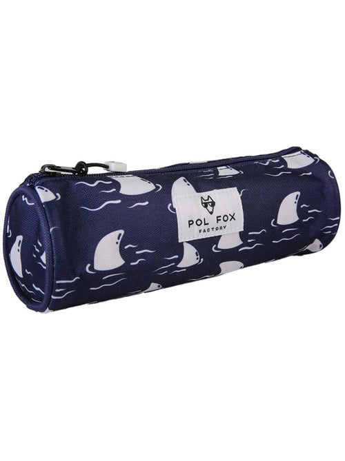 Trousse ronde garçon POL FOX Shark bleu marine motif requin - Kiabi Trousse ronde garçon POL FOX Shark bleu marine motif requin - Kiabi