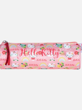 TROUSSE RONDE HELLO KITTY GREEN FLORAL