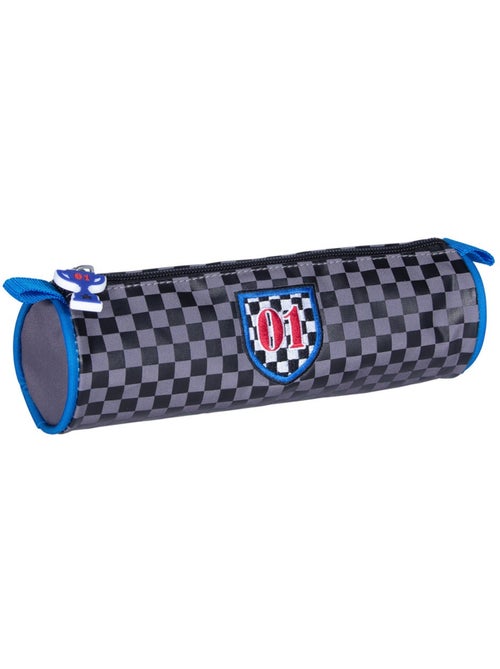 Trousse ronde KIP BOY Racing cylindrique zippée 22 cm KIP - Kiabi