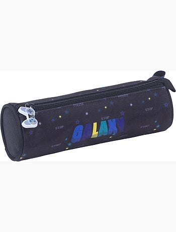 Trousse ronde scolaire KIP School Time bleu noir