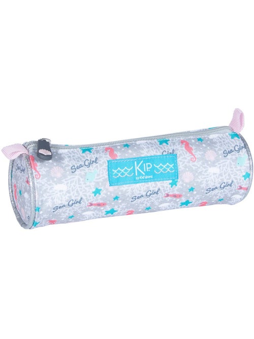 Trousse ronde KIP Sea Girl en tissu – fermeture zippée - Kiabi Trousse ronde KIP Sea Girl en tissu – fermeture zippée - Kiabi