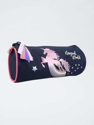 Trousse ronde licorne