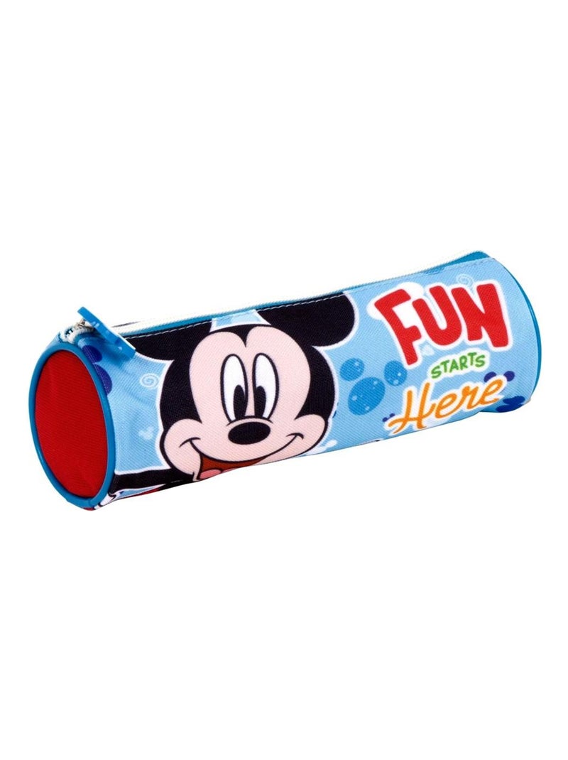 Trousse ronde Mickey tube ecole enfant Multicolore - Kiabi