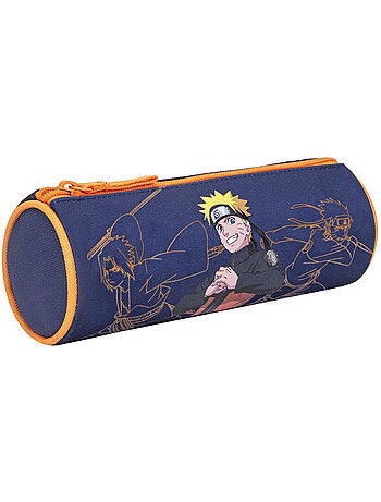 Trousse ronde Naruto en textile tissé qualité supérieure