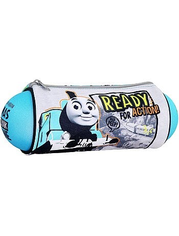 Trousse ronde néoprène imprimé Thomas & Friends compartiment zippé