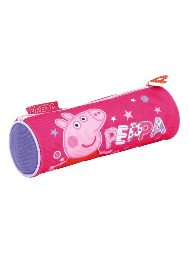 Trousse ronde Peppa Pig tube ecole enfant Multicolore - Kiabi
