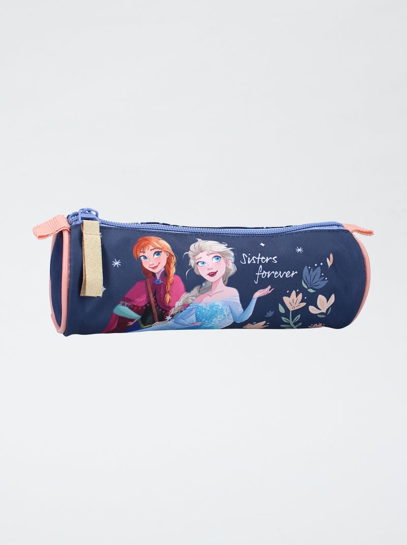 Trousse ronde 'Reine des Neiges' Bleu - Kiabi