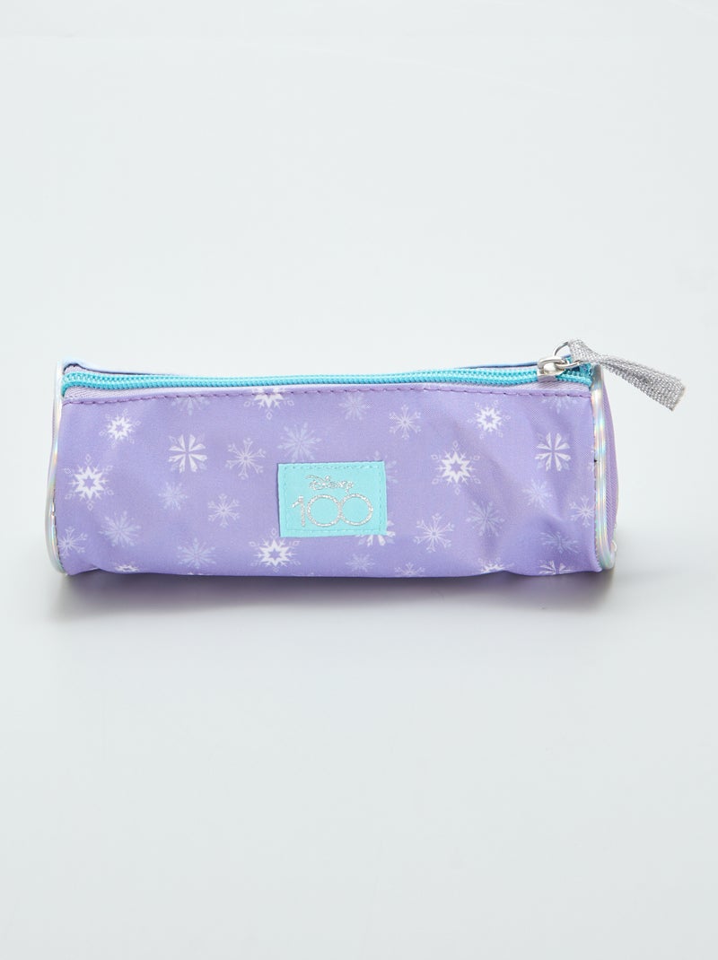 Trousse ronde 'Reine des Neiges' Violet - Kiabi