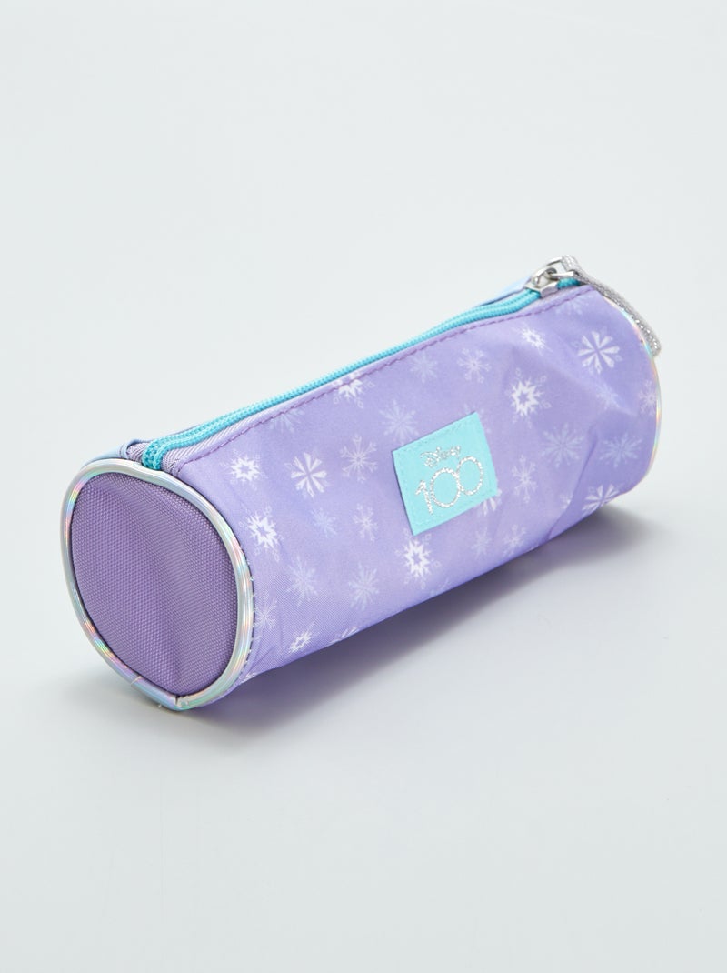 Trousse ronde 'Reine des Neiges' Violet - Kiabi