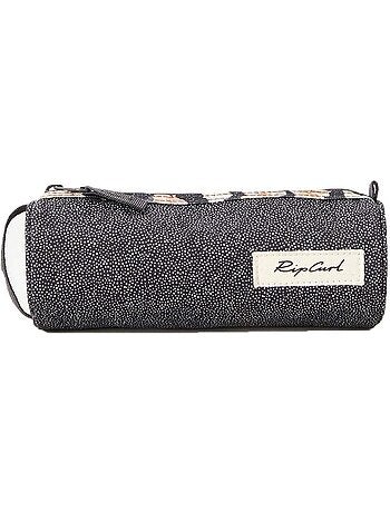 Trousse ronde Rip Curl en tissu texturé