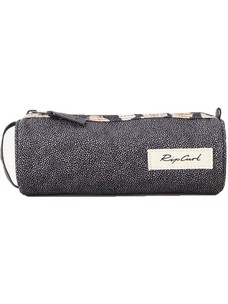 Trousse ronde Rip Curl en tissu texturé Noir Blanc Gris - Kiabi