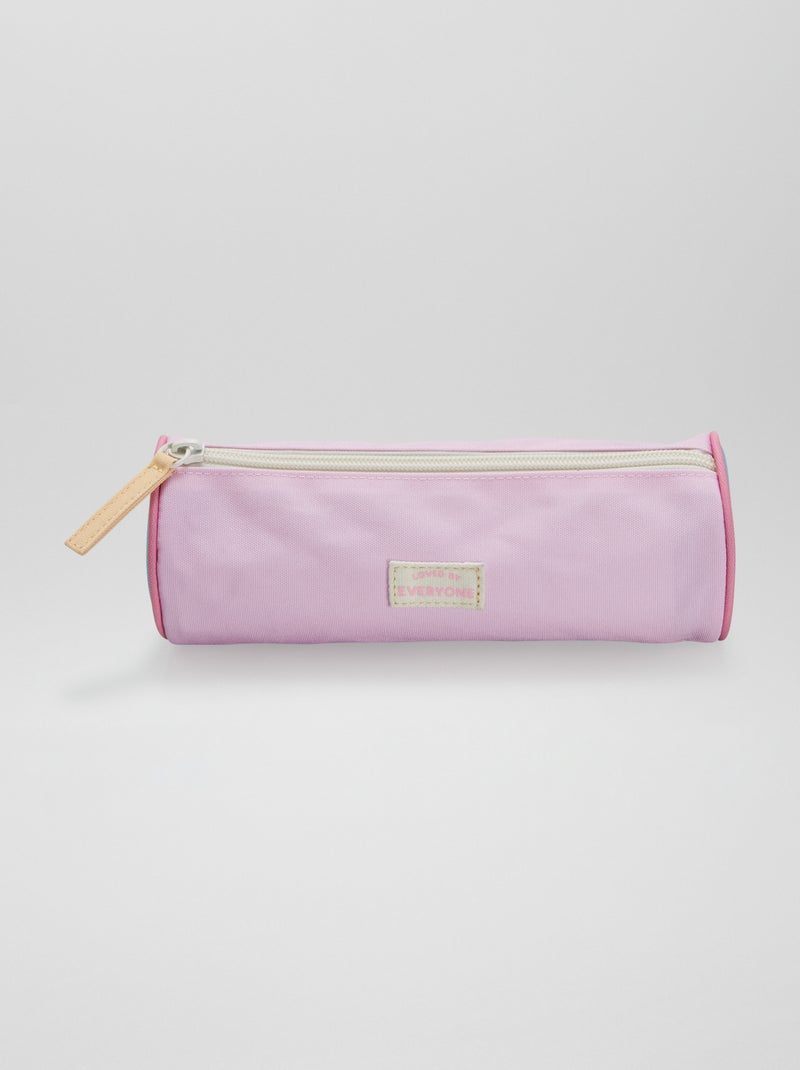 Trousse ronde Rose clair - Kiabi