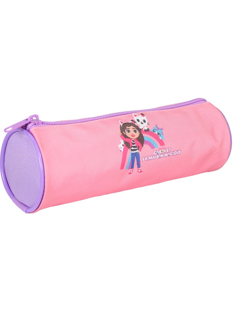 Trousse ronde rose Gabby et La Maison Magique - Bagtrotter Rose pâle - Kiabi
