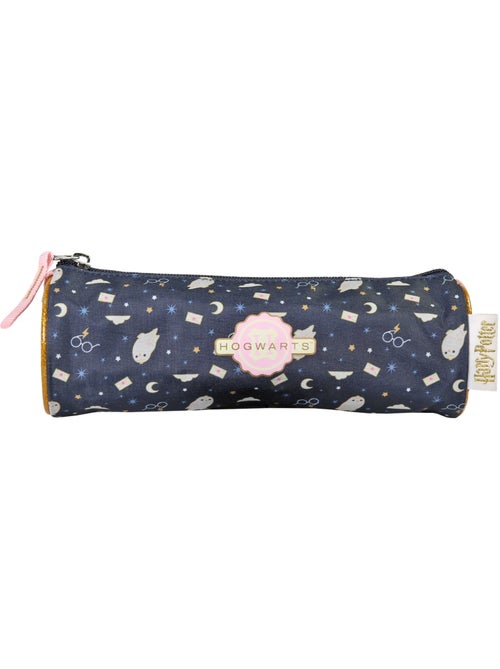 Trousse ronde scolaire enfant HARRY POTTER bleu marine rose - Kiabi Trousse ronde scolaire enfant HARRY POTTER bleu marine rose - Kiabi