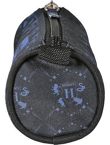Trousse ronde scolaire enfant HARRY POTTER noir bleu