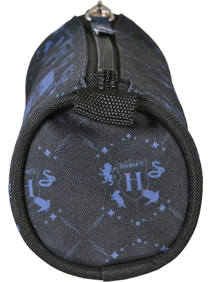 Trousse ronde scolaire enfant HARRY POTTER noir bleu Bleu marine - Kiabi