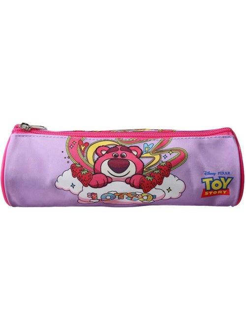 Trousse ronde scolaire fille TOY STORY rose 1 compartiment - Kiabi