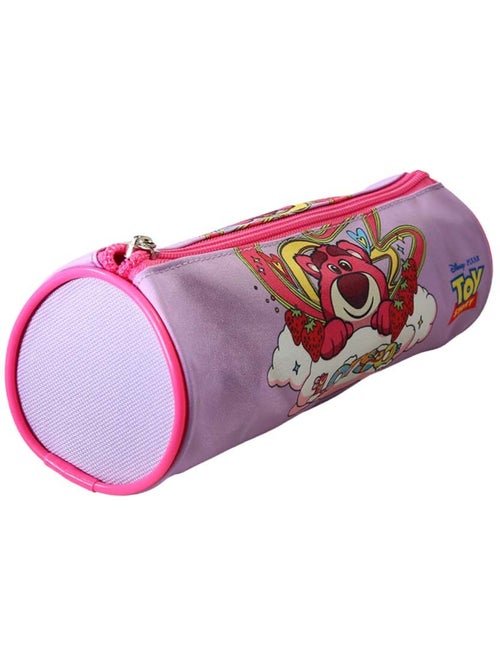 Trousse ronde scolaire fille TOY STORY rose 1 compartiment - Kiabi