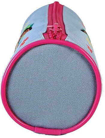 Trousse ronde scolaire fille VAIANA bleu ciel 1 compartiment