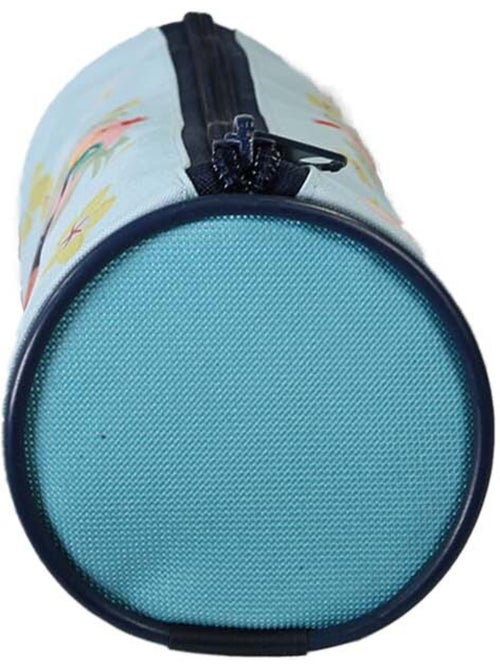Trousse ronde scolaire fille VAIANA bleue 1 compartiment zippé - Kiabi Trousse ronde scolaire fille VAIANA bleue 1 compartiment zippé - Kiabi