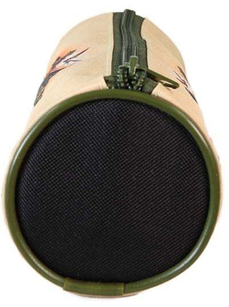 Trousse ronde scolaire garçon JURASSIC PARK beige 1 compartiment zippé Beige - Kiabi