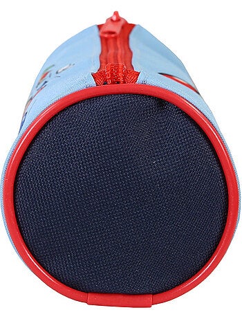 Trousse ronde scolaire garçon SUPER MARIO bleue 1 compartiment