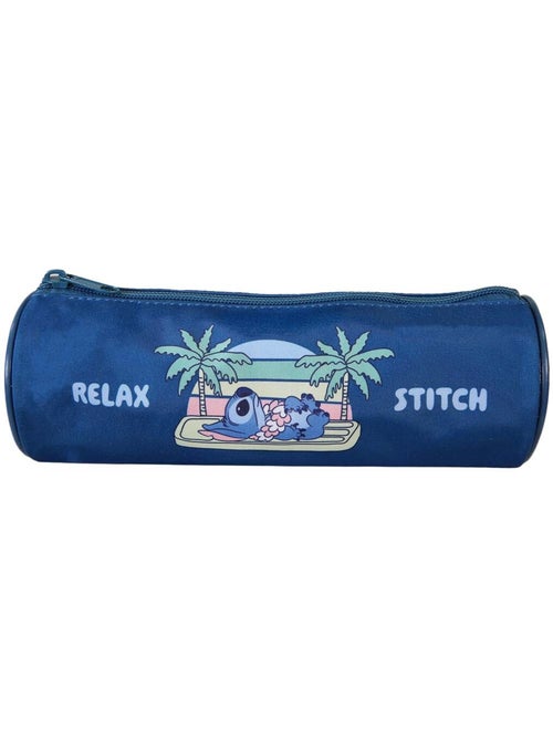Trousse ronde scolaire STITCH bleue 1 compartiment - Kiabi Trousse ronde scolaire STITCH bleue 1 compartiment - Kiabi
