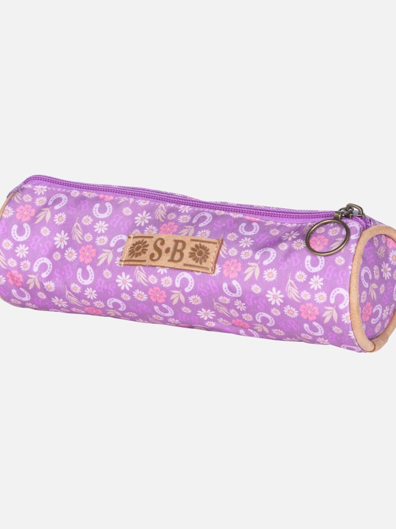 TROUSSE RONDE STALLA BIANCA FLOWER Parme - Kiabi