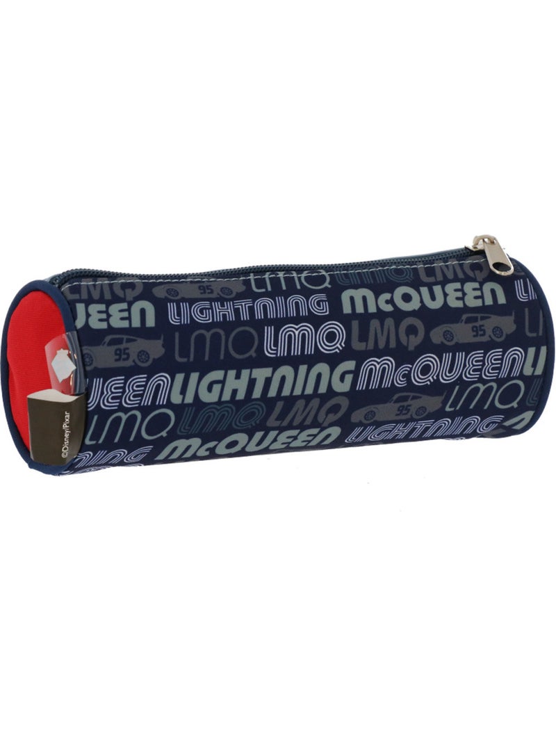 Trousse ronde synthétique Cars Lightning McQueen Bleu marine - Kiabi