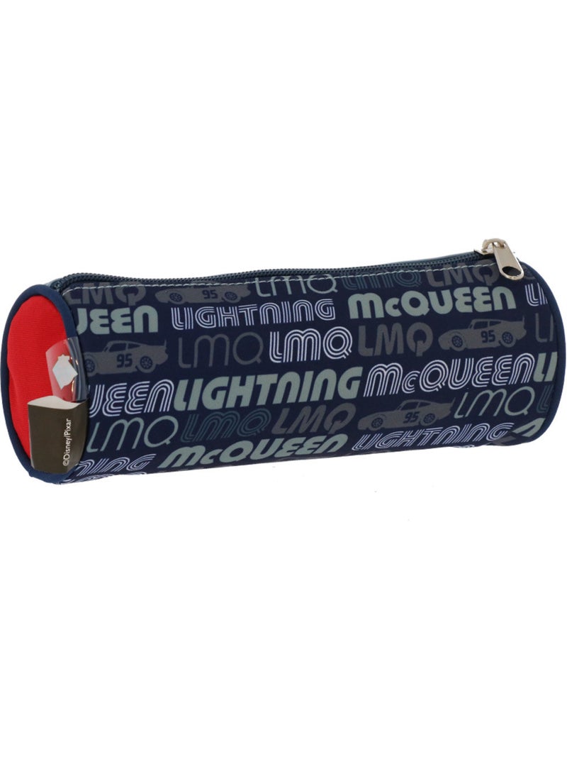 Trousse ronde synthétique Cars Lightning McQueen Bleu marine - Kiabi