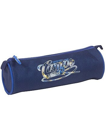 Trousse ronde 'tadify' zippée 22 cm bleue nuit à anses