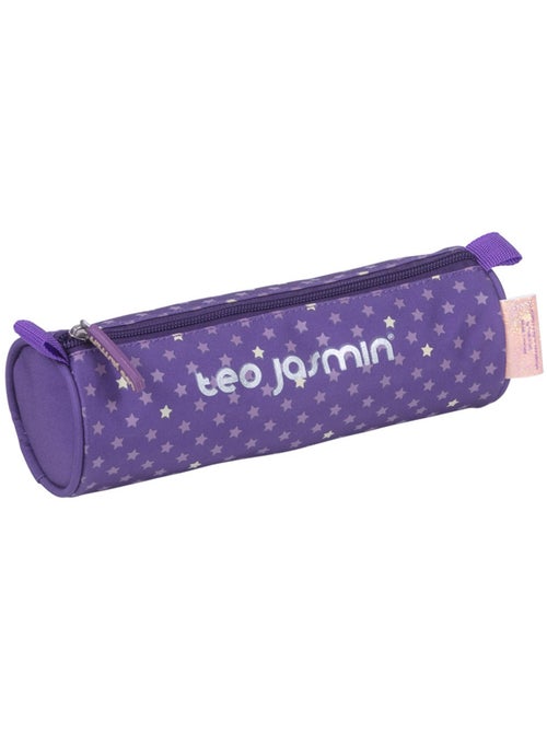 Trousse ronde 'Teo Jasmin' 22 cm étoile – 1 compartiment zippé – TEO JASMIN - Kiabi Trousse ronde 'Teo Jasmin' 22 cm étoile – 1 compartiment zippé – TEO JASMIN - Kiabi