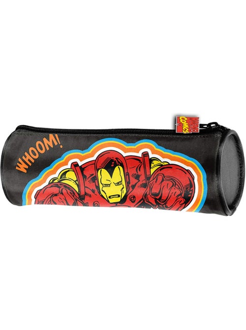 Trousse ronde tissu synthétique Avengers motif Iron Man - Kiabi
