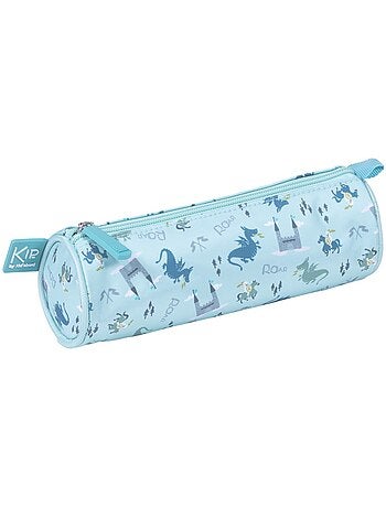 Trousse ronde zippée garçon dragon 22 cm – kip