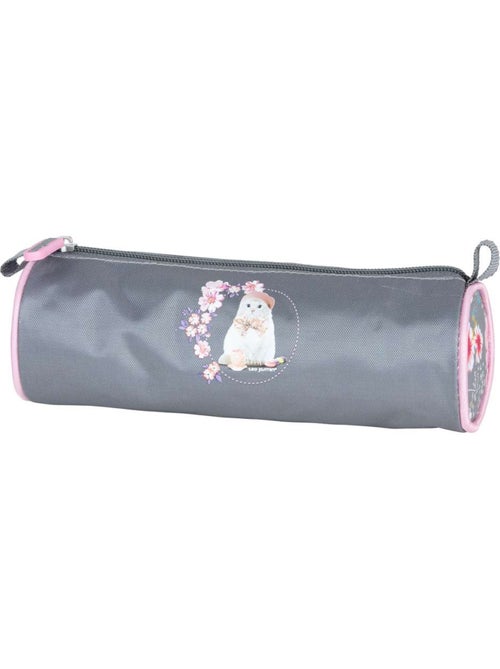 Trousse ronde zippée Téo Jasmin chat Jasmine 22 cm - Kiabi Trousse ronde zippée Téo Jasmin chat Jasmine 22 cm - Kiabi