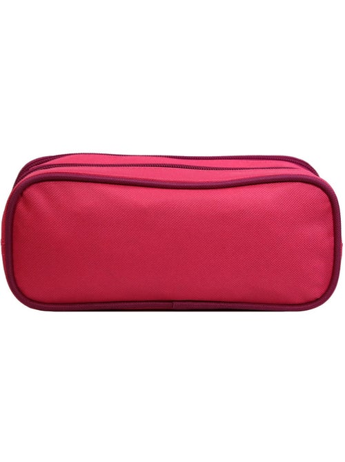 Trousse scolaire 2 compartiments Cybel Cheval Licorne Violette Bagtrotter - Kiabi