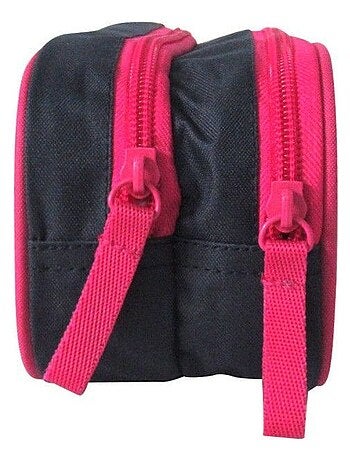 Trousse scolaire 2 compartiments Cybel Marine et Rose