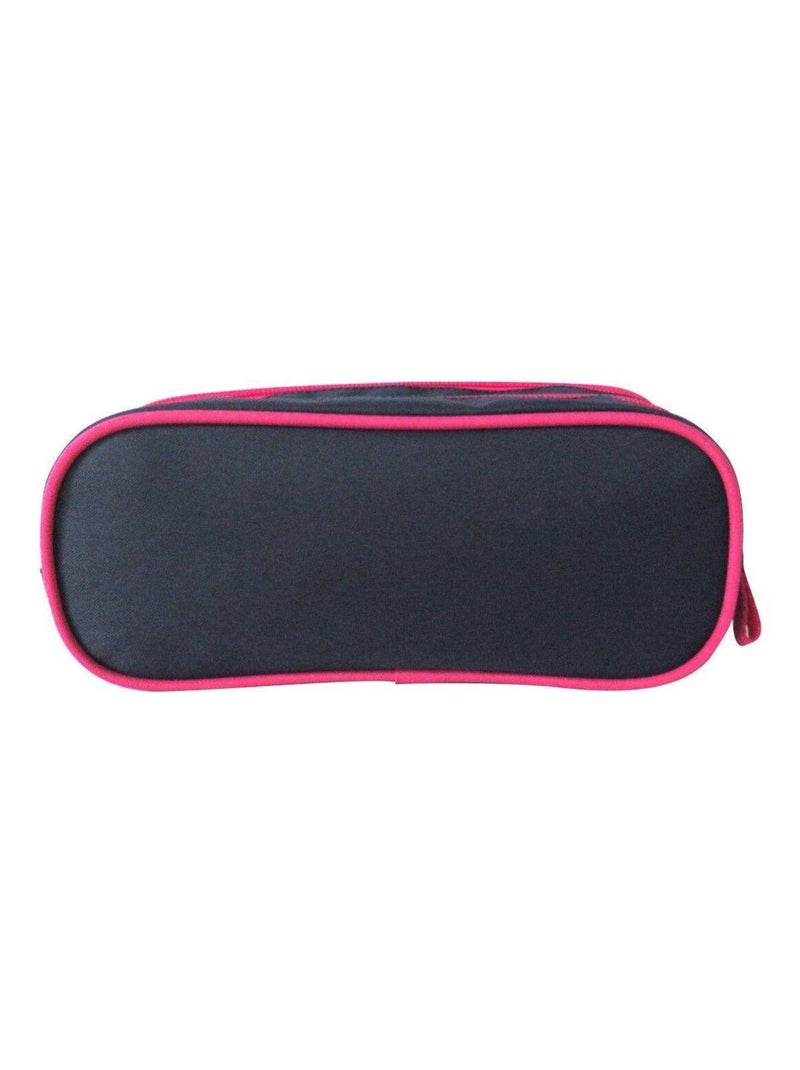 Trousse scolaire 2 compartiments Cybel Marine et Rose Bleu - Kiabi