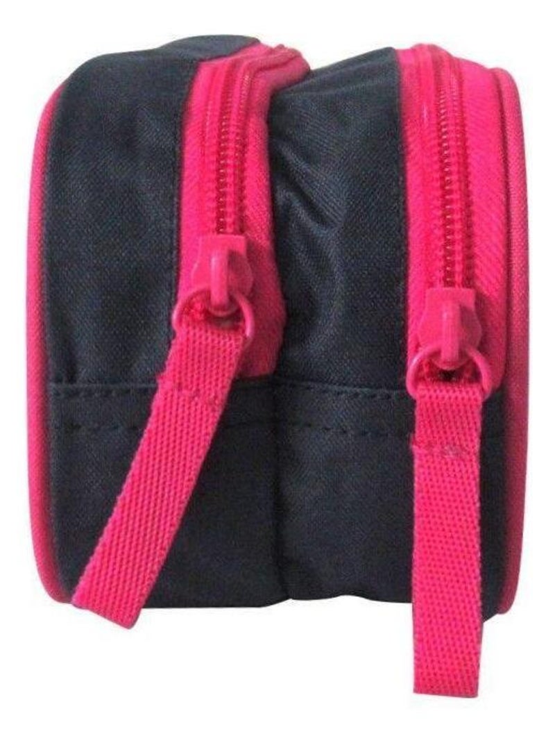 Trousse scolaire 2 compartiments Cybel Marine et Rose Bleu - Kiabi